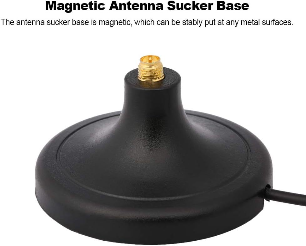 Wi-Fi Antenna Magnetic Stand Base with 10 ft Extension Cable I7657