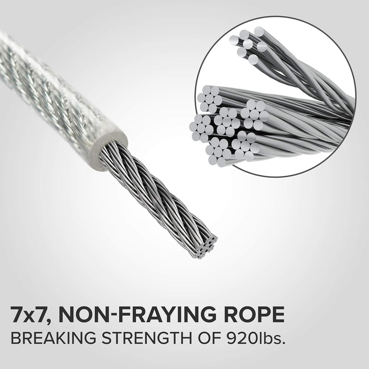 7x7 PVC Coated Galvanized Steel Wire Rope K77151