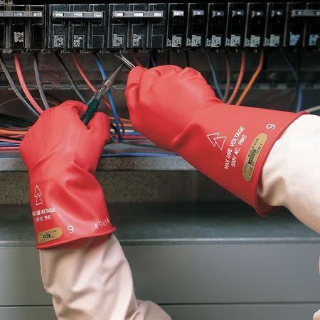 Electrical Gloves Class 0 Red Sz 8 L143629