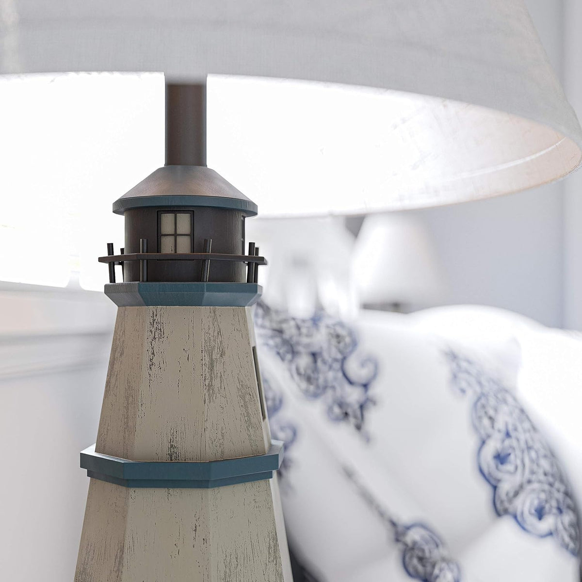 Casual Table Lamp 31 Inch Antique White Y822764
