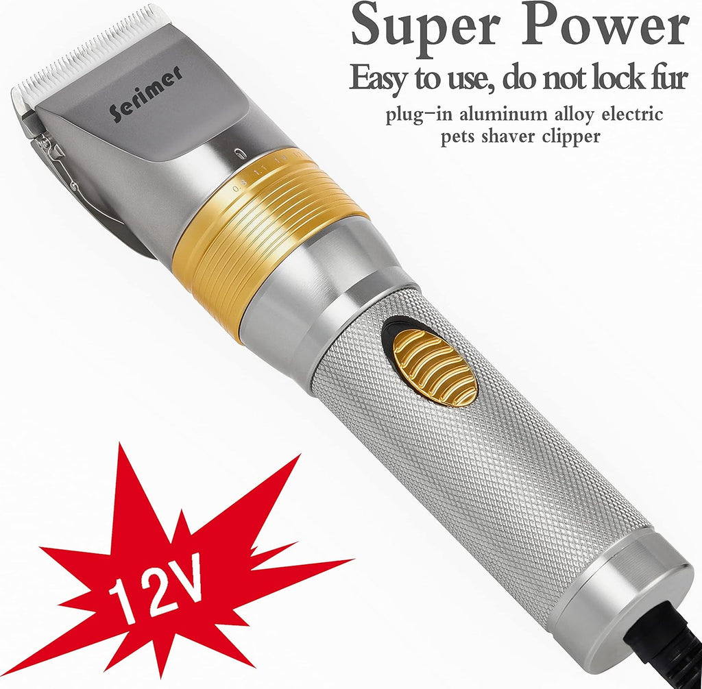 Plug-in Dog Grooming Kit Low Noise Pet Hair Trimmer S317