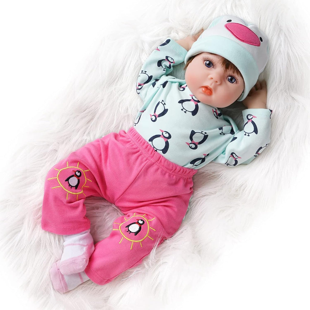 22 Inch Realistic Silicone Reborn Baby Doll V753971