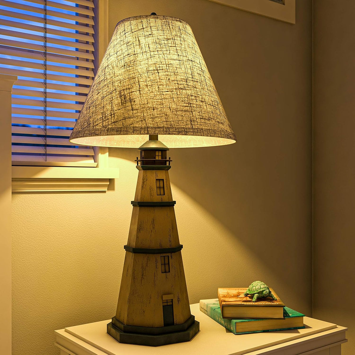 Casual Table Lamp 31 Inch Antique White Y822764