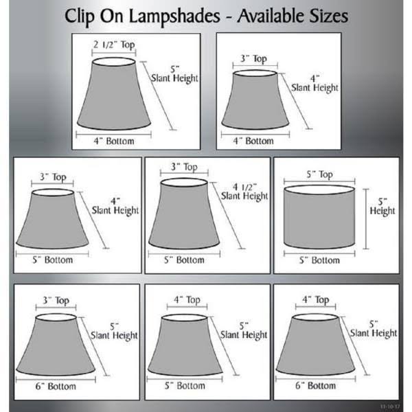 6 in. x 5 in. Gold Bell Lamp Shade 6-Pack Z713