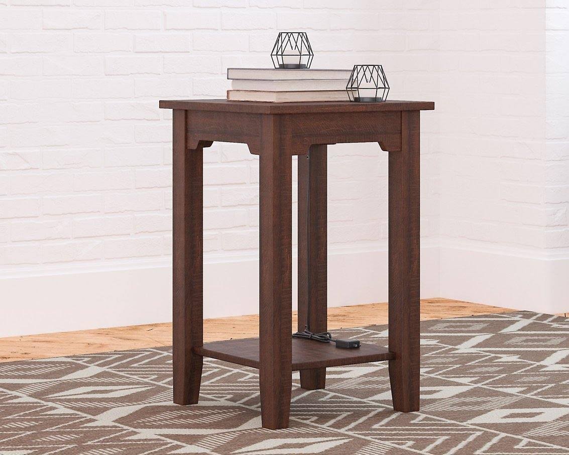 Warm Brown End Table B375833