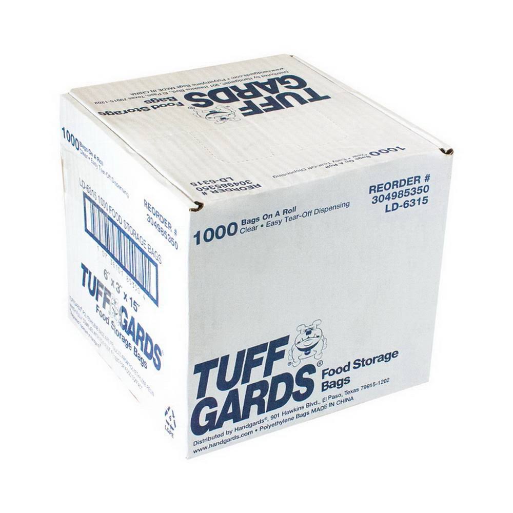 Low Density Poly Roll Pack 6x3x15 .6 Mil U676191