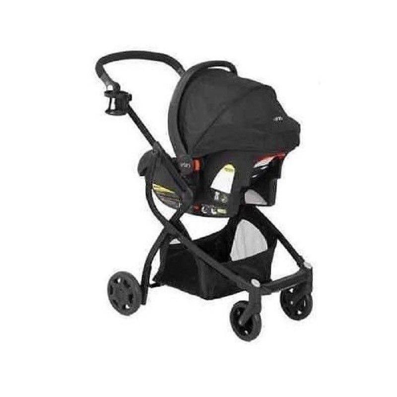 Black Stroller with Car Seat M831