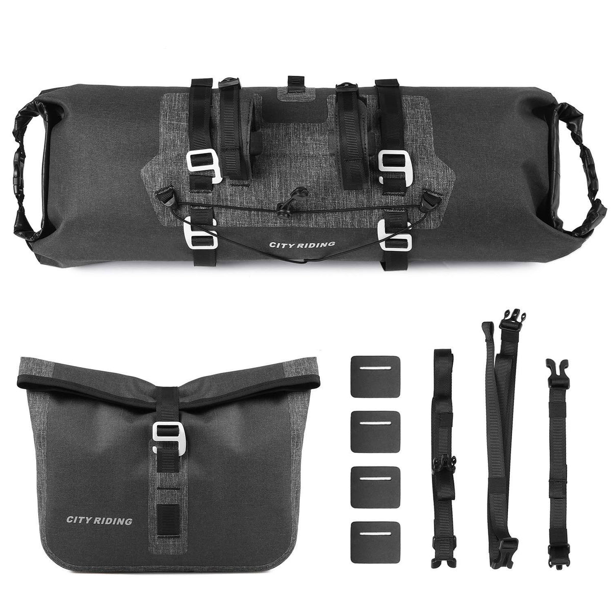 Waterproof 2 in 1 Cycling Handlebar Bag Set Large Capacity Y3645