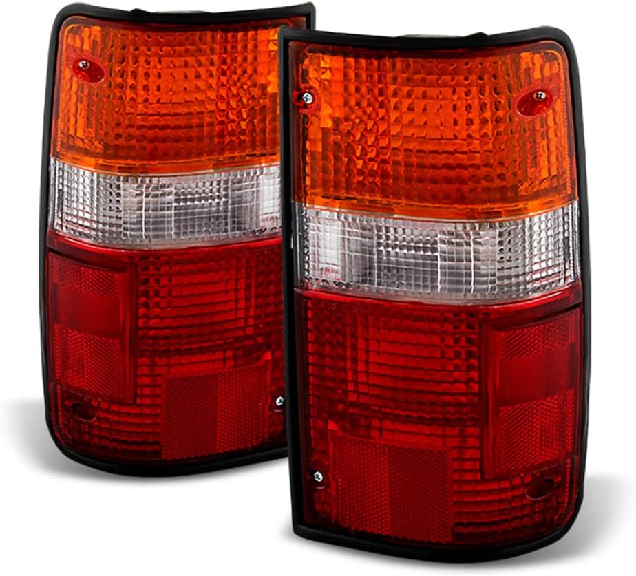 For 1989-1995 Toyota Pickup Tail Lights Brake Lamps Left+Right Y39413