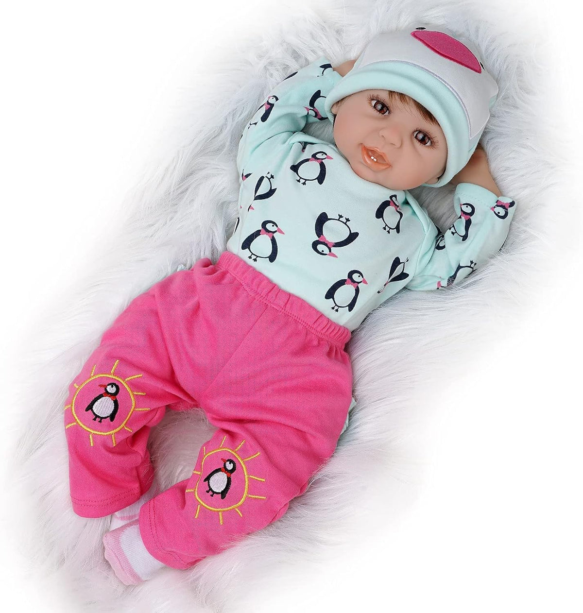 22 Inch Realistic Silicone Reborn Baby Doll V753971