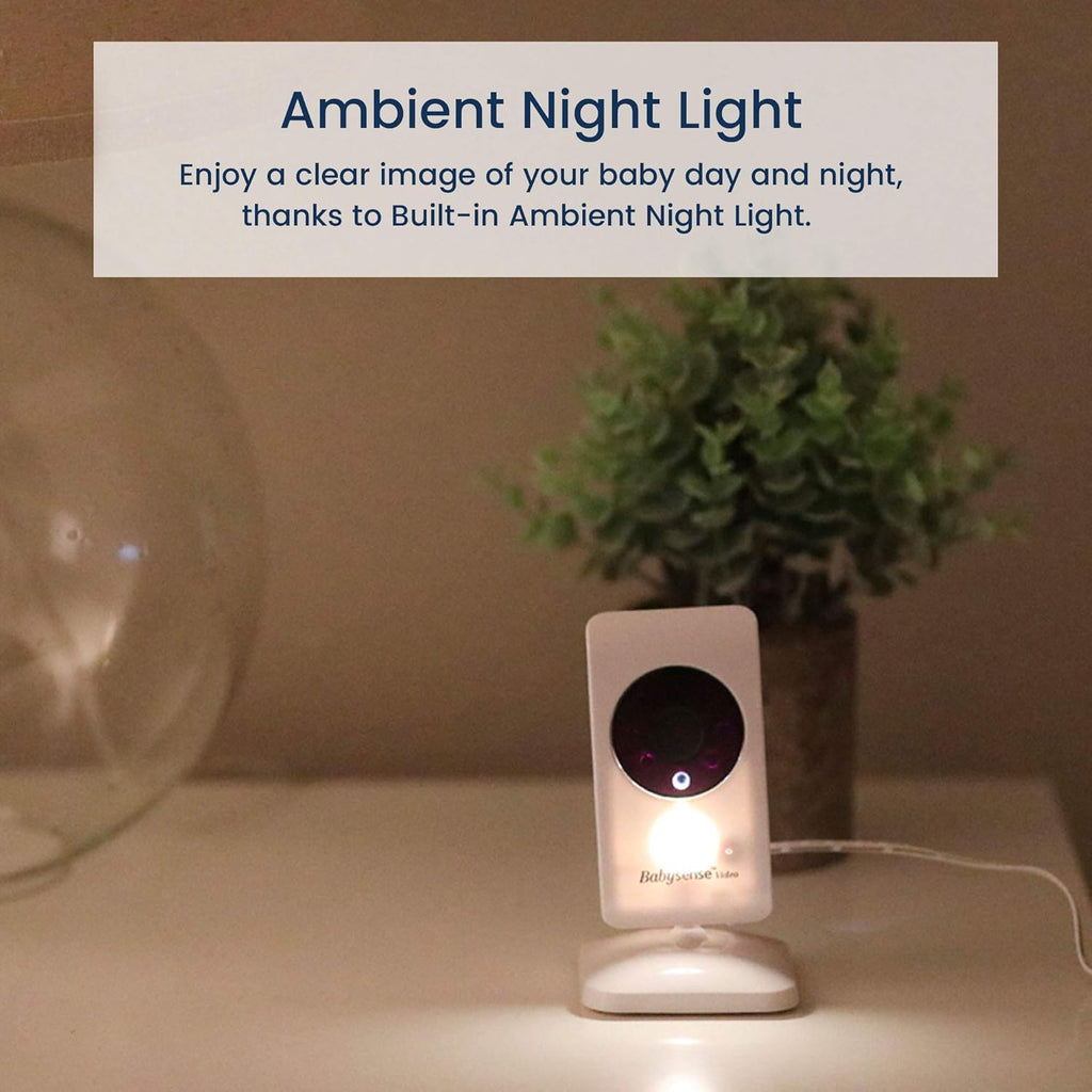 Video Baby Monitor with Camera and Audio, Two Cameras, Night Vision, Two Way Talk O2347