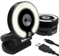 2K 30fps Webcam with Microphone and Ring Light E6951