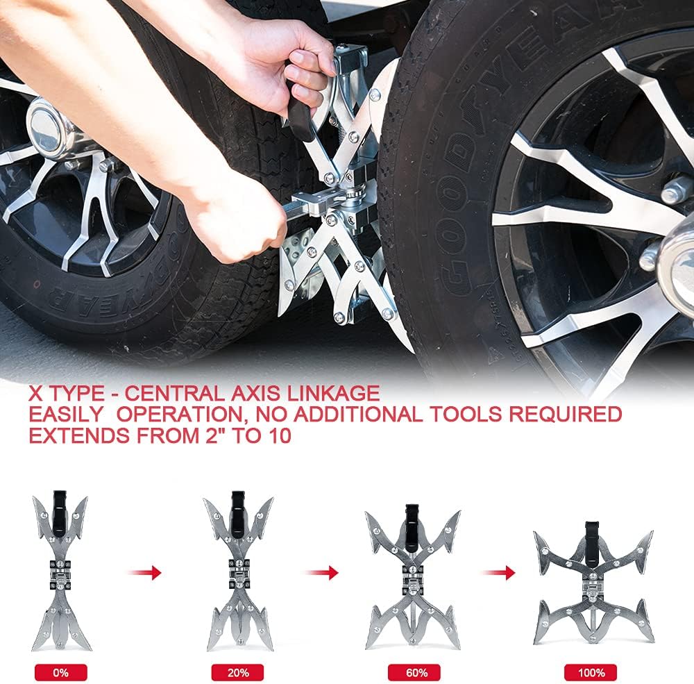 Wheel Stabilizer with Anti-Theft Combination Lock, Pair S878