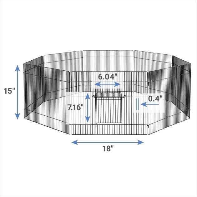 Wire Small Pet Playpen with Door L846