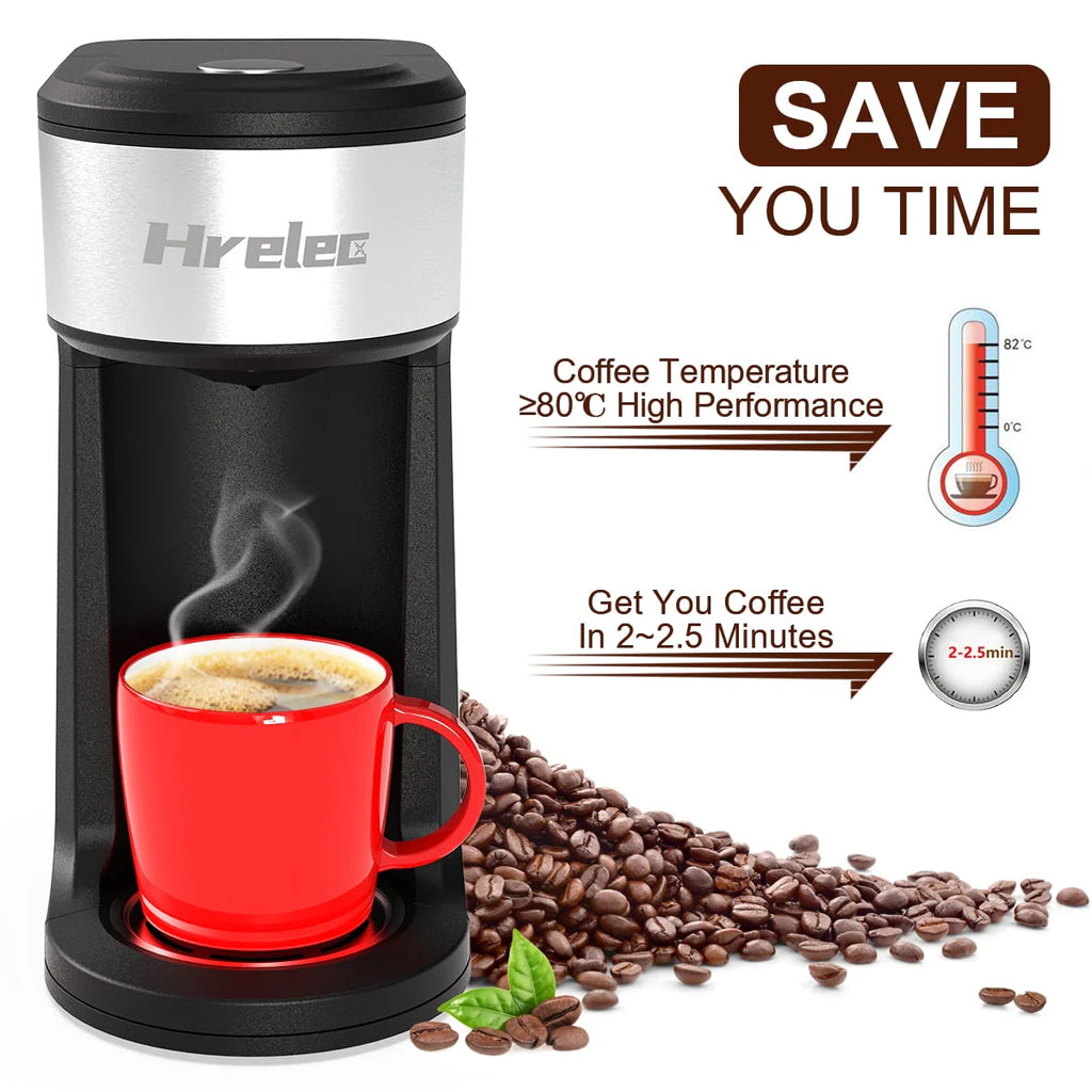 2-Way Single Serve Coffee Maker with 8-14 oz Brew Size M482429