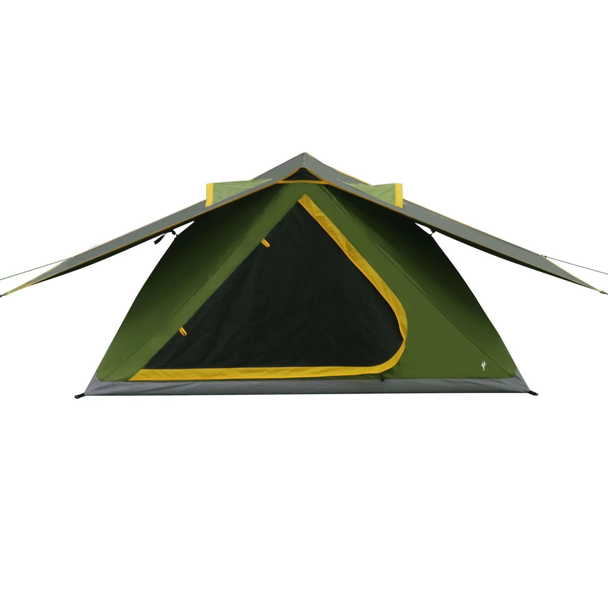 2-Person Pop up Instant Hub Tent, Green, 7.5 lbs X610193
