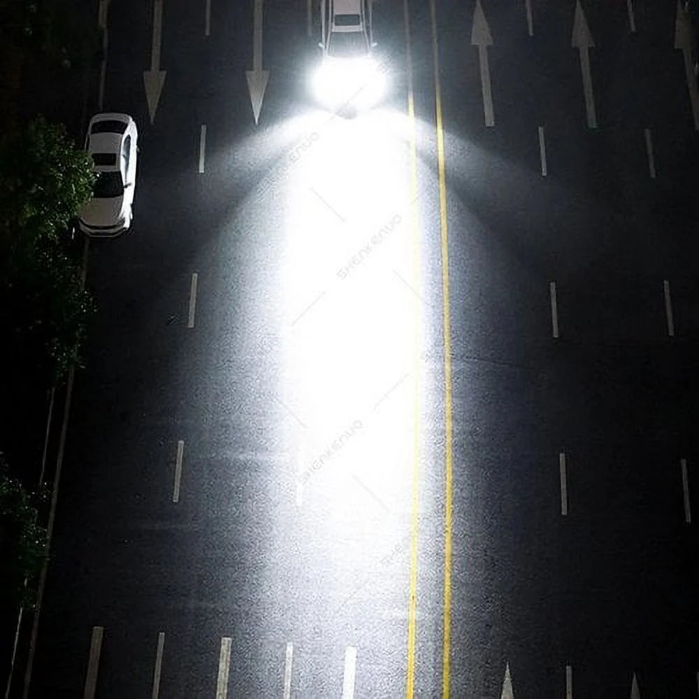 H4 9003 Dual Beam LED Bulbs, H11 Fog Light, 6500k Cool White, IP68 Waterproof H9941