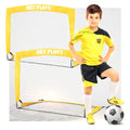 Set of 2 Pop-up Kids Soccer Goals L7943