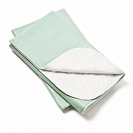 Washable Green Large Reusable Bed Pads, 34x36 in, Pack of 12 R27737