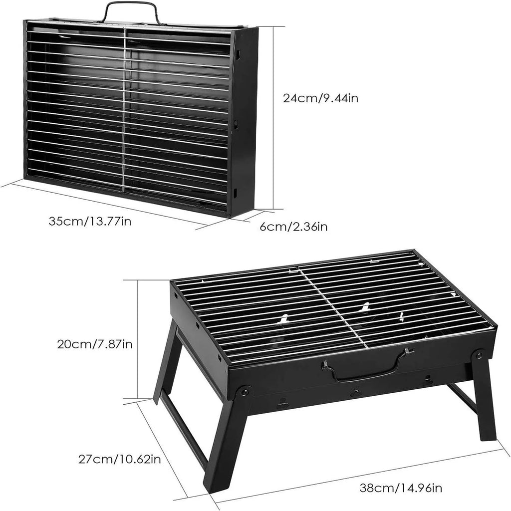 Charcoal Portable Folding BBQ Grill H858
