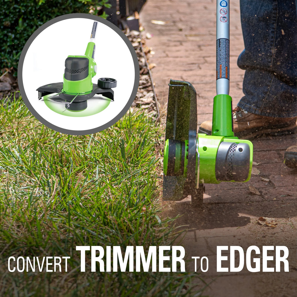 24V 12 inch Cordless String Trimmer/Edger with 2.0 Ah Battery and Charger G743289
