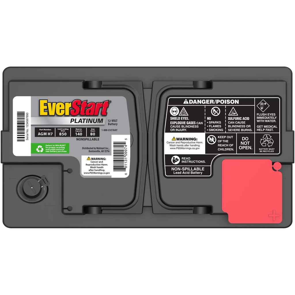 AGM Automotive Battery Group Size H7 12 Volt 800 CCA E953