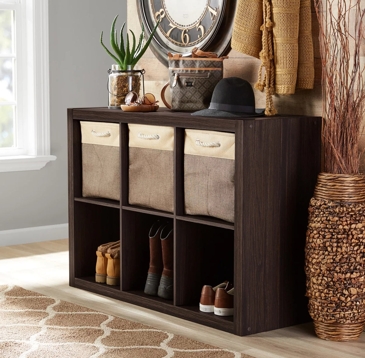 6-Cube Storage Organizer Textured White R897053