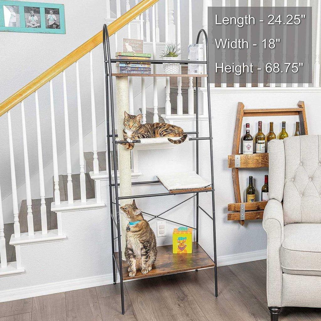 Cat Climber with Scratching Post and Cat Hammock X878