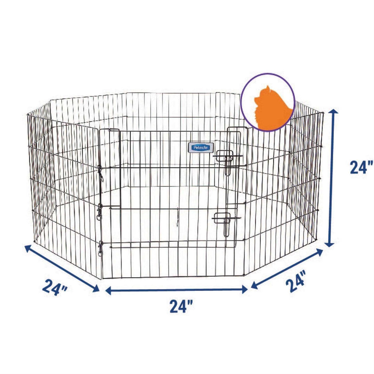 Exercise Pen with Door W424793