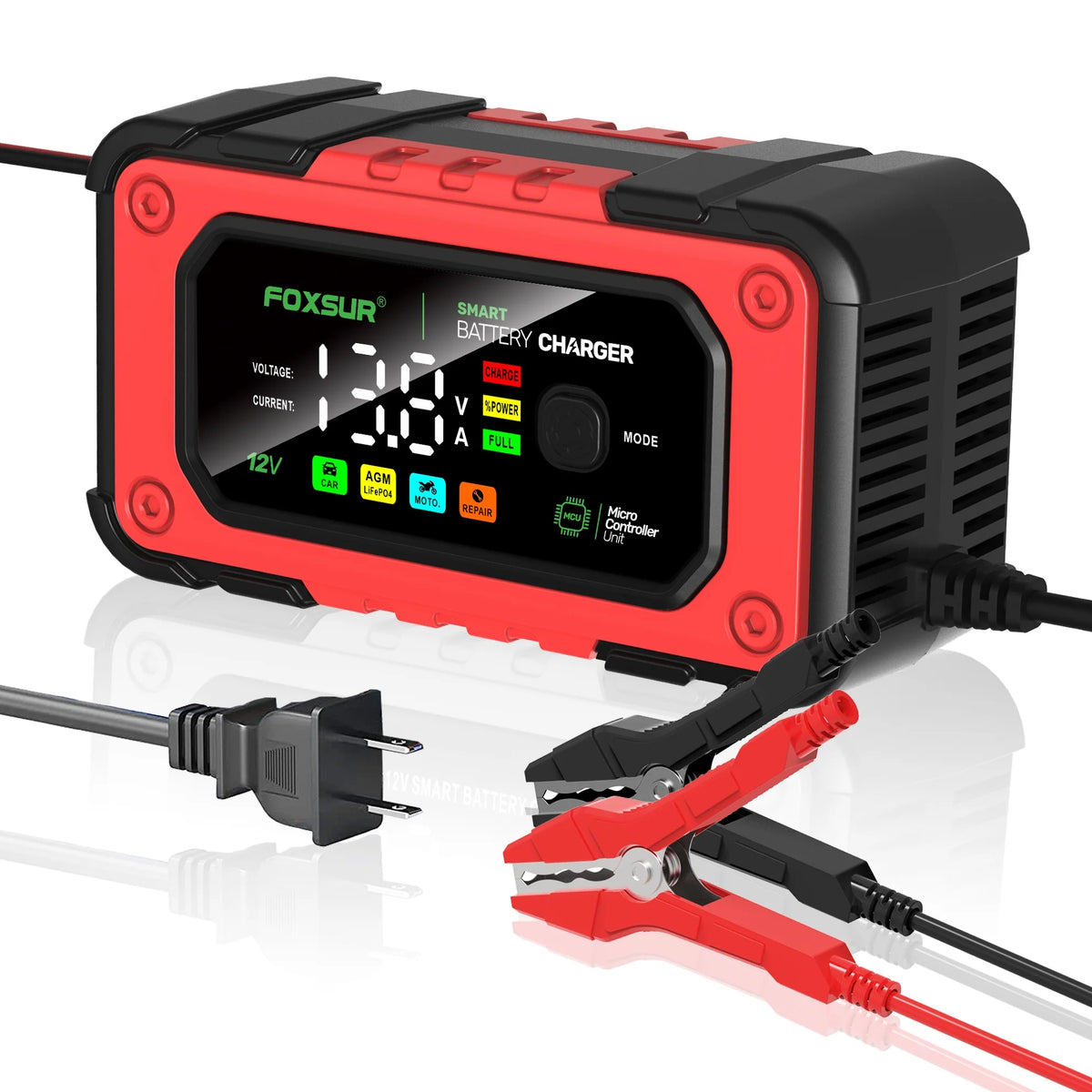 12V 7A Car Battery Charger Maintainer Q609204