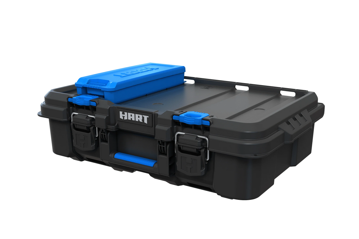 Stack System Tool Box with Small Blue Organizer & Dividers O9063