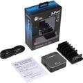 5-Port USB Charger with QC3.0 & Type-C - Black M4926