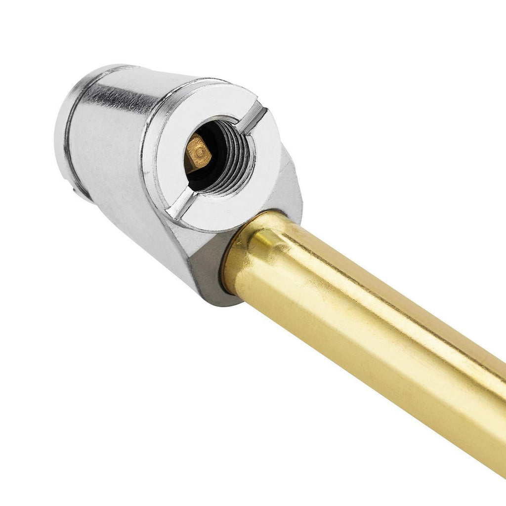 Dual-Head Angle Chuck Inflator with Inline Gauge T278358