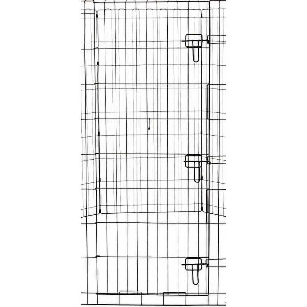 Foldable Metal Pet Dog Exercise Pen with Gate D609