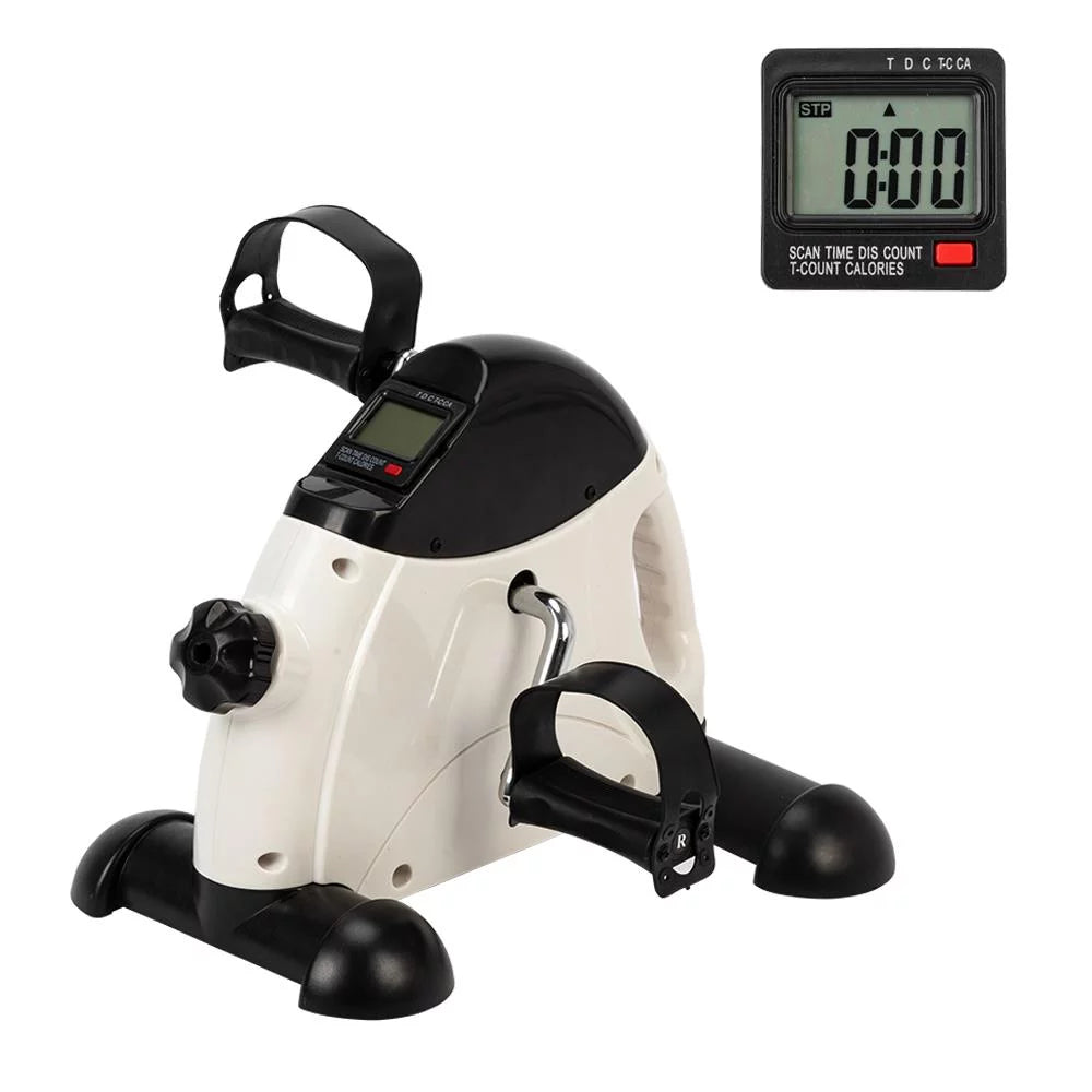 White Portable Mini Exercise Bike Y9819