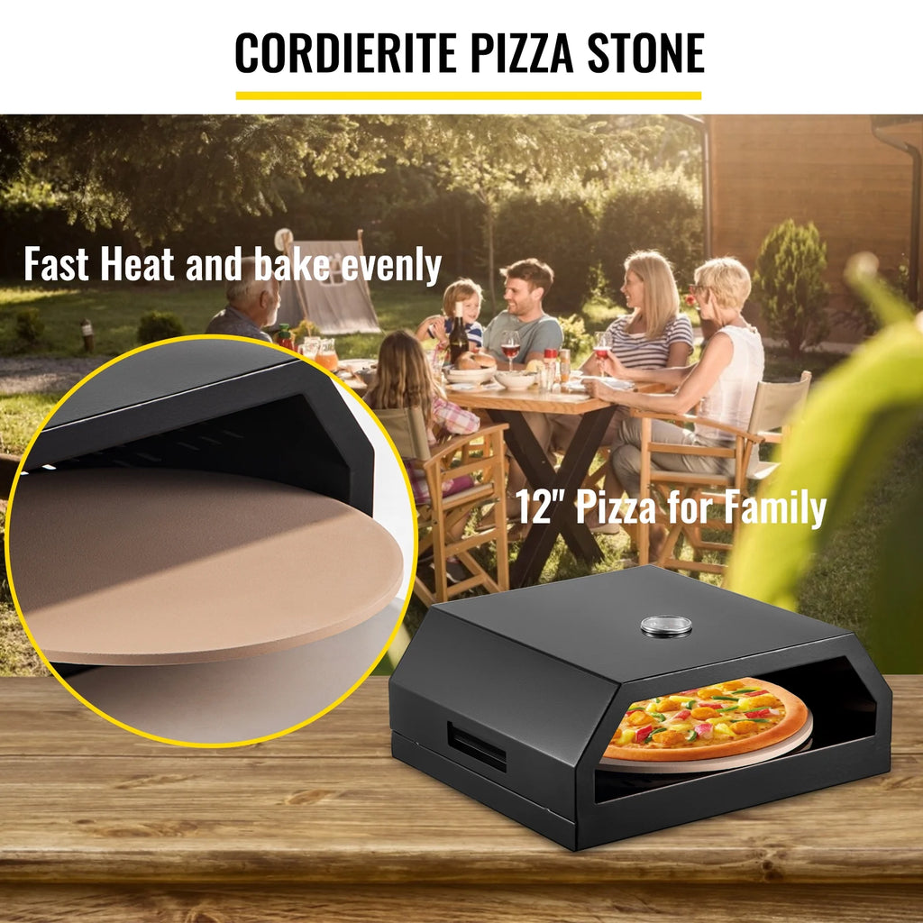 Stainless Steel Outdoor Pizza Oven with 12 Pizza Stone and Baking Tools F41267