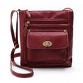 Black Leather Crossbody Satchel Bag B465254