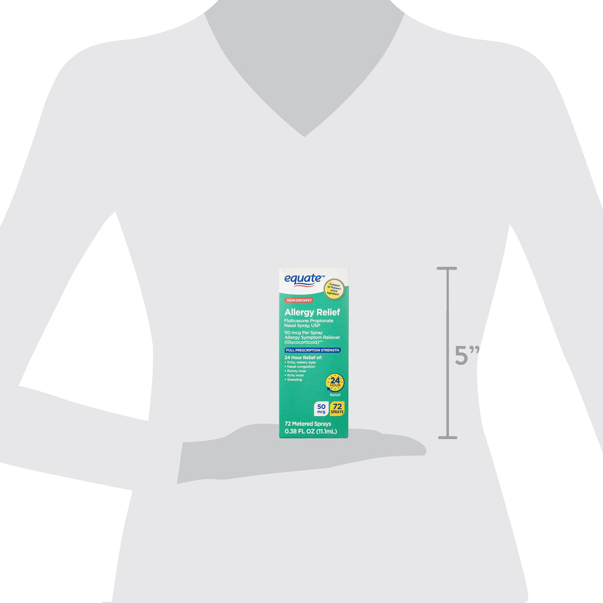 Non-Drowsy Fluticasone Propionate Nasal Spray, 50 mcg, 72 Sprays I27669