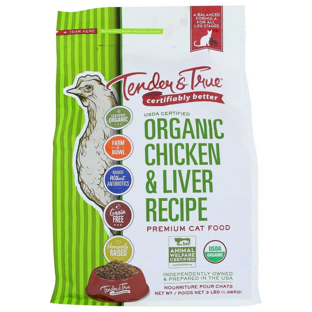 Organic Chicken & Liver Recipe Cat Food V975