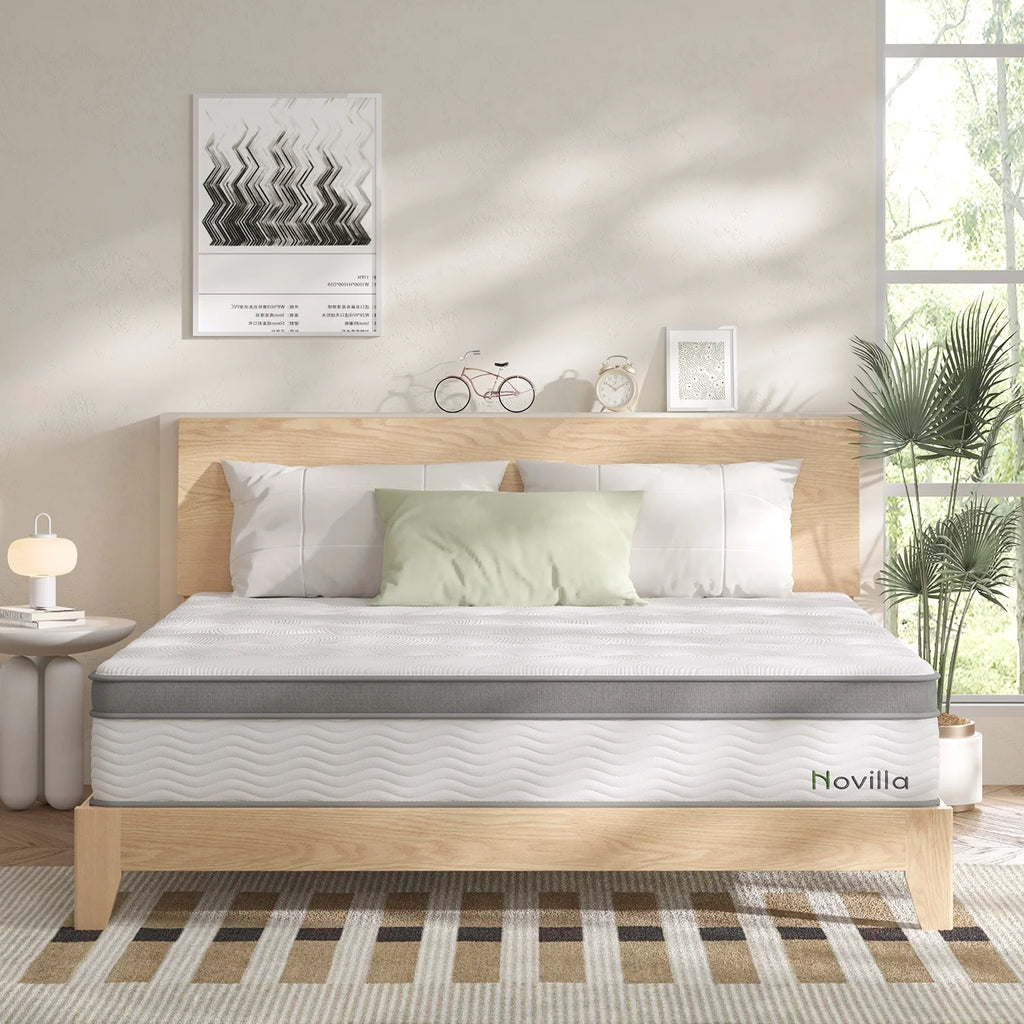 Queen Size Memory Foam Pocket Spring Hybrid Mattress X890