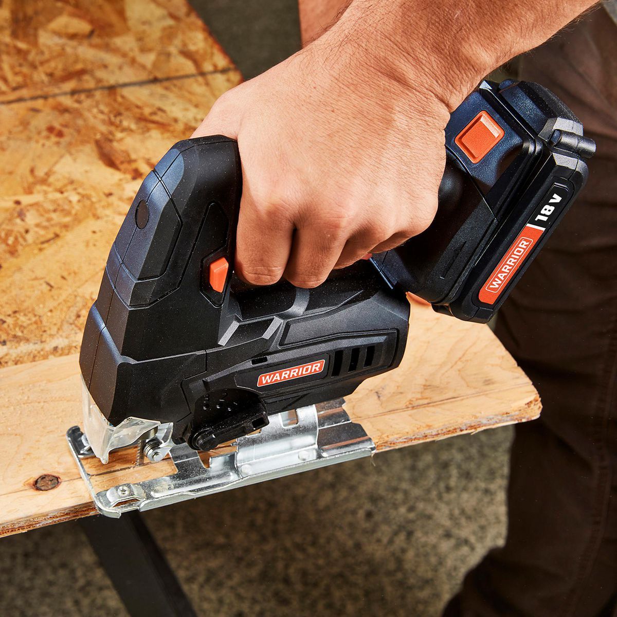 18V Cordless Jig Saw Kit with Battery and Charger G614