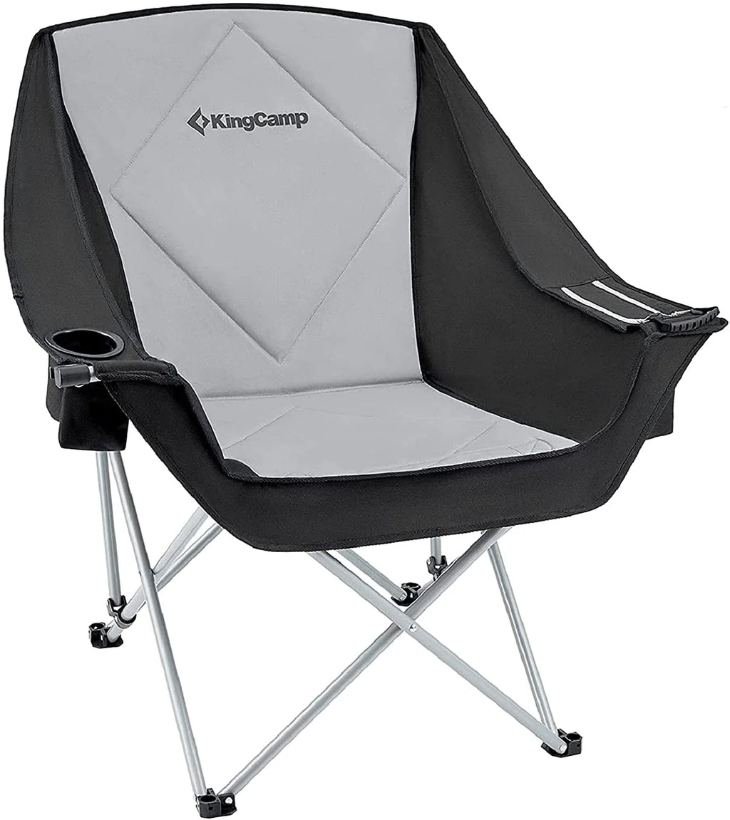 Oversized Folding Camping Chair Black G351091
