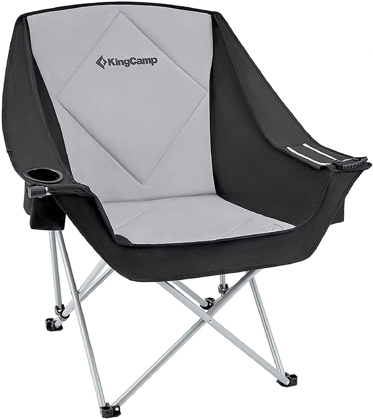 Oversized Folding Camping Chair Black G351091