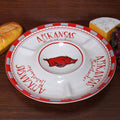 Ceramic Chip and Dip Round Tray A548