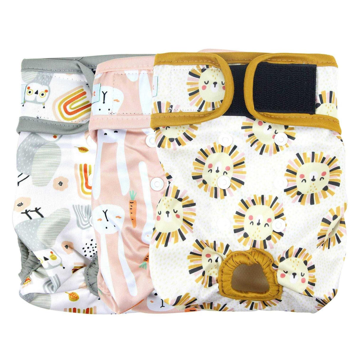 Washable No Leak Reusable Female Dog Diapers W911