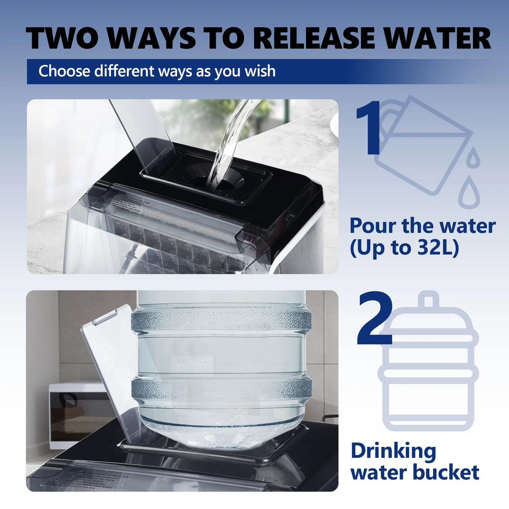 Portable Ice Cube Maker Machine Countertop E8341