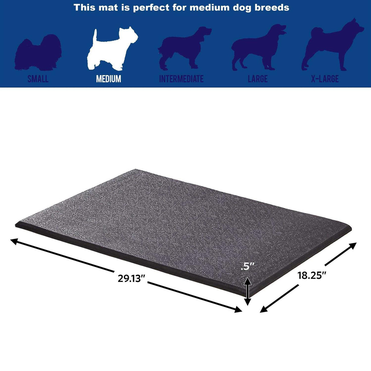 Cushioned Dog Crate Mat K9109