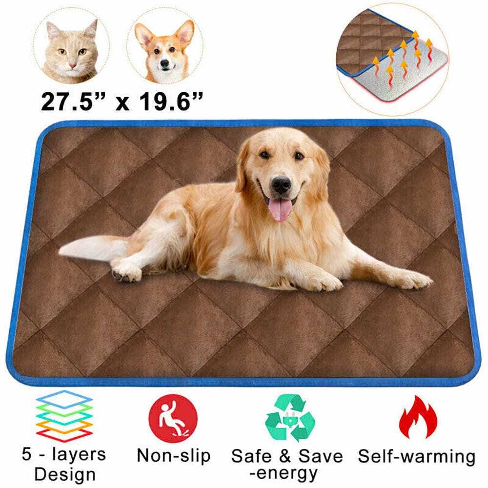 Self Heating Cat Mat Pet Bed Mat N9763
