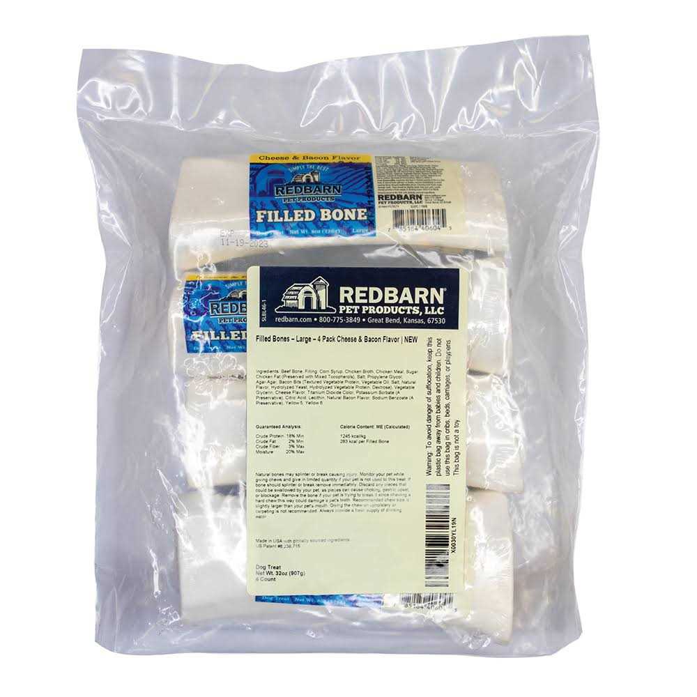 Large Beef Filled Bones Dog Treats H604