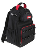 Black Tool Backpack with Pockets and Loops Z8427